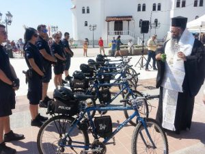 Αστυνόμευση με ποδήλατα στην Πιερία 4